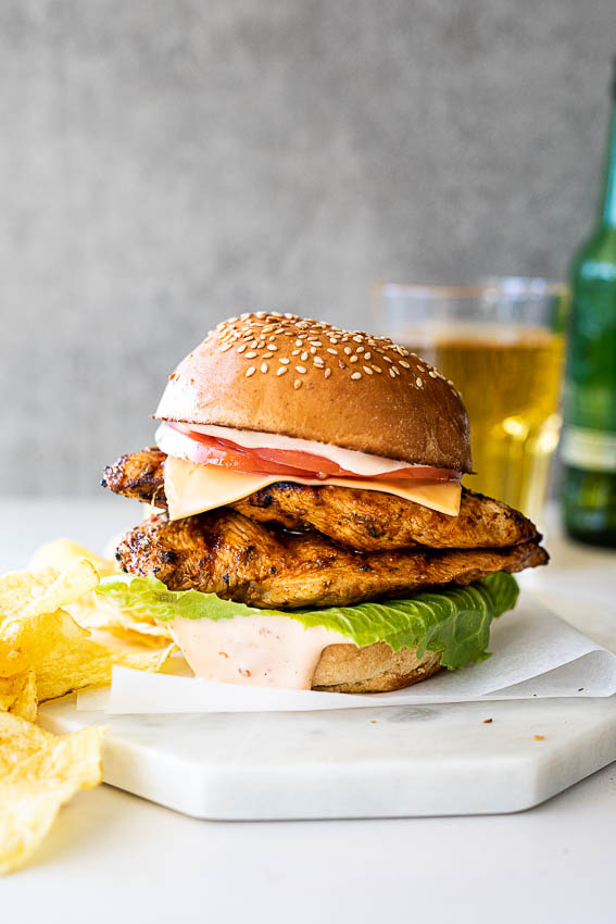 Grilled Chicken Burger